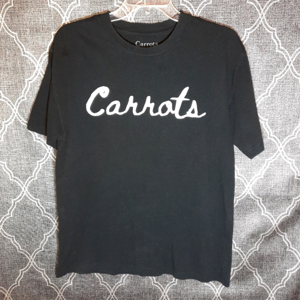 2/$20 Men's Carrots Black Short Sleeve Graphic Tee medium EUC